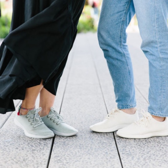 allbirds natural white mens wool runners - Picture 5 of 8